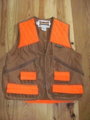 Gamehide 3A0 NEW Blaze Orange Upland Peasant Hunting Shooting Vest Mens M (H8) - Image 1 of 4