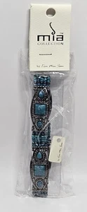 BRACCIALE STRETCH TURCHESE MIA COLLECTION / TONI ARGENTO - By Kim Min Sun NUOVO! - Foto 1 di 2