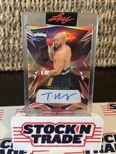 2023 Leaf Vibrance Orange Shimmer Auto Tyson Fury Autograph /6