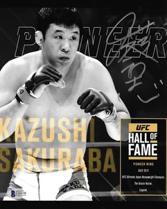 Kazushi Sakuraba Signed 8x10 Photo BAS Beckett COA UFC Hall of Fame Picture Auto - Picture 1 of 5