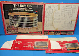 ATLANTIC 1520 1/72 THE ROMANS THE COLOSSEUM CARTON BOX COVERS & SIDE PARTS ONLY