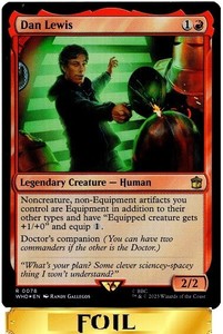 Dan Lewis | FOIL | Universe Beyond: Doctor Who - Magic the Gathering