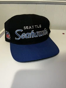 VINTAGE SEATTLE SEAHAWKS SPORT SPECIALTIES WOOL SNAPBACK HAT - Picture 1 of 4