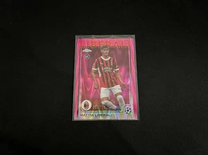 2024-25 Topps Cromo Fútbol UEFA Rosa Neón RayWave #82 Mattia Liberali 050/175 - Imagen 1 de 2