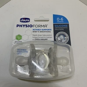 Chicco PhysioForma 100% Soft Silicone One Piece Pacifier for Babies0-6 Months H3 - Picture 1 of 2