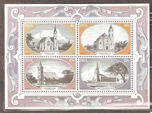 SWA: mint block, Historic Churches, 1978, Mi#Bl-4, MNH - Picture 1 of 1