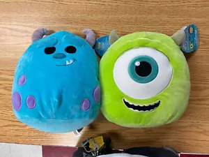 Brand New Mike And Sully 10” squishmallow Bundle Monsters INC - Picture 1 of 1