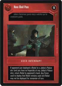 None Shall Pass (Jabba's Palace) | Decipher Star Wars CCG | NM/LP - Picture 1 of 1