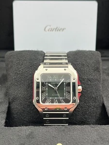 Cartier Santos Green Dial Medium Size WSSA0061 Unworn 2025 - Picture 1 of 13