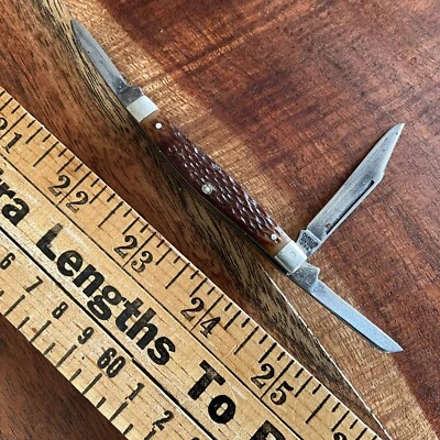 Navaja de bolsillo plegable Camillus New York EE. UU. 3 hojas Foto 1 de 3