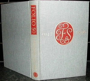 FOLIO 50 Years 1947-1996 Bibliography FOLIO SOCIETY 1st Artists HB ills HARDBACK - Picture 1 of 2