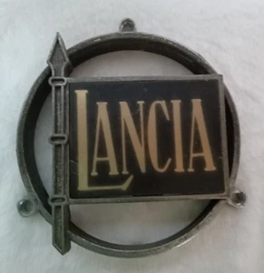 Emblema de coche italiano vintage LANCIA. Brevettato. - Imagen 1 de 2
