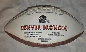 Denver Bronco Official NFL Clean Autograph Stat Ball; RARE FIND!! - Picture 1 of 4