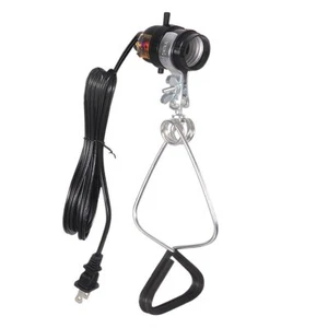 Simple Deluxe 18/2-Gauge Brooder & Heat Clamp Lamp Bakelite Socket 150W 6Ft Cord - Picture 1 of 20