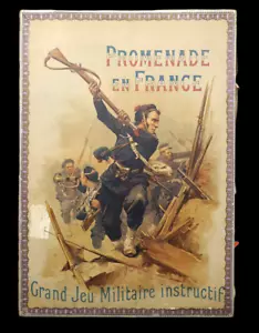 PROMENADE EN FRANCE vers 1895 / jeu ancien militaria - Picture 1 of 10