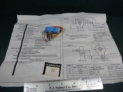 Clarostat Model 600 Rotary Encoder 600-128 NOS Foto 1 de 4
