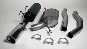 TA TECHNIX SPORT-AUSPUFF-ANLAGE 1X 100mm RUND GEBÖRDELT FÜR VOLVO 850 V70 94-99 - Imagen 1 de 1