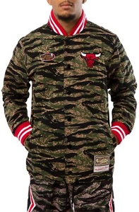 Mitchell Ness Chicago BULLS 1996 NBA FINALS Tiger CAMO AUTHENTIC WARM UP Jacke - Bild 1 von 9
