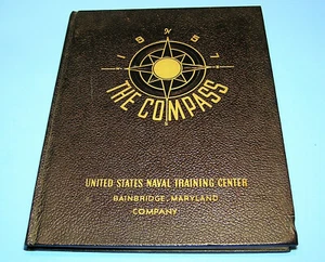 The Compass 1957 - US Naval Training Center Bainbridge, MD - Firma 66 - Bild 1 von 13