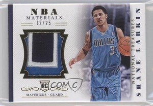 2013 Panini National Treasures NBA Material Prime /25 Shane Larkin #23 Rookie RC