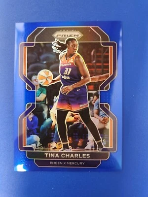 2022 Panini Prizm WNBA TINA CHARLES BLUE PRIZM SP /149 - Image 1 of 2