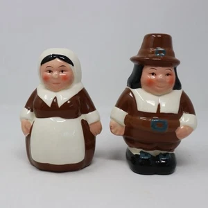 Publix The Pilgrim Pair ENCORE EDITION Thanksgiving Salt & Pepper Shakers Set - Picture 1 of 3