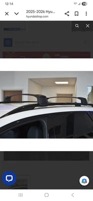 Rieles de techo Tuscon/Santa Cruz para portaequipajes. Fabricante de equipo original. Salieron de mi Tuscon 2025. Foto 1 de 2