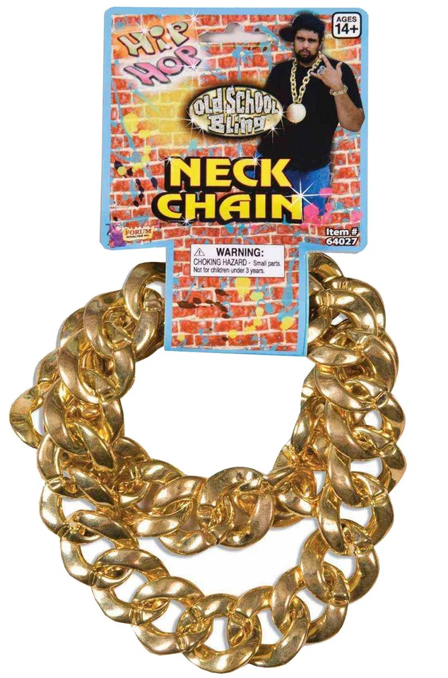 Forum Novelties 64027f Gold Big Link Neck Chain