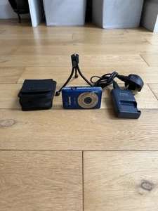 Canon IXUS 115 HS 12MP Compact Digital Camera 4x Zoom Blue - Picture 1 of 11