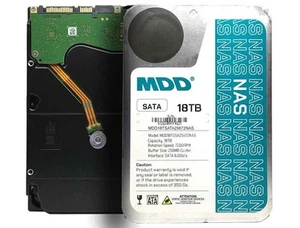 MDD (MD18TSATA25672NAS) 18TB 7200 RPM 256MB Cache SATA 6.0Gb/s 3.5" Internal ... - Afbeelding 1 van 5