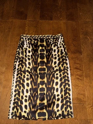 Falda lápiz leopardo just cavalli talla S Foto 1 de 3