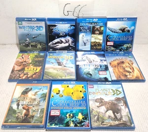 LOT of 12 Blu-Ray 3D Movies iMax/ocean/Animals/Sharks/ Winged - NEW /SEALED G66 - Picture 1 of 1