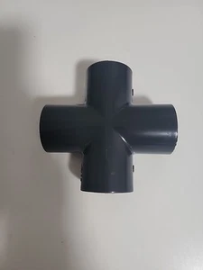 IPEX 036118 1" PVC SCH-80 Cross Socket x Socket x Socket x Socket Xirtec-140 New - Picture 1 of 4