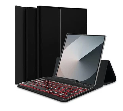 Wineecy- Backlit Keyboard Stand Case for Samsung Galaxy Z Fold 7/6/5/4/3/2, - Image 1 of 4