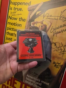 The Texas Chainsaw Massacre Atari 2600  Wizard Video Game Cartridge Leatherface - Picture 1 of 9