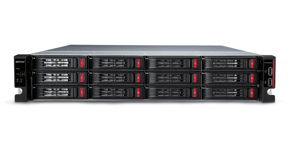 Buffalo TeraStation 51220RH 12Bay 48TB (4x12TB) w/ Hard Drives TS51220RH4804 - Image 1 of 3