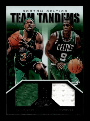 2012-13 Panini Absolute Paul Pierce / Rajon Rondo #8 Team Tandems Relic /25 - Image 1 of 2