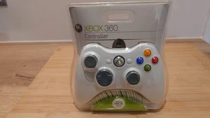 New Xbox 360 official factory sealed wired white controller genuine - Picture 1 of 5
