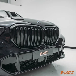 Gloss Black X5M Style Front Bumper bar Bodykit Grille Grill for BMW X5 G05 18-23 - Picture 1 of 20
