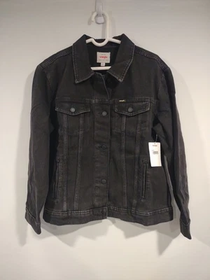 女式牧马人记忆制造商牛仔夹克 ~ 女式大号 — 第 1/4 张图片