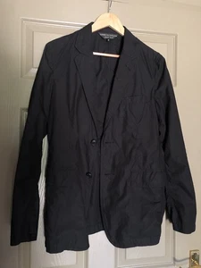 Mens black cotton COMME des GARÇONS HOMME PLUS jacket S/S 2008 worn twice - Picture 1 of 10