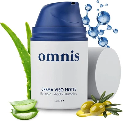 OMNIS UOMO CREMA VISO NOTTE IDRATANTE CON RETINOLO PIU ACIDO IALURONICO - Imagen 1 de 2