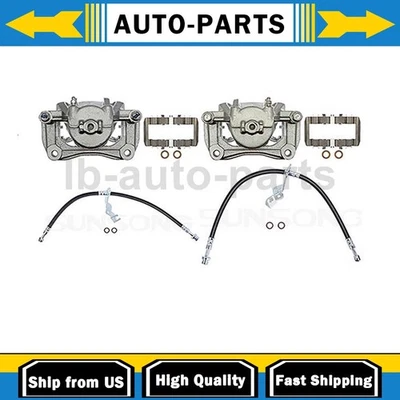 Pinza de freno delantera con mangueras lado conductor pasajero se adapta a Kia Sorento 2,4 L 3,3 L_ Foto 1 de 4