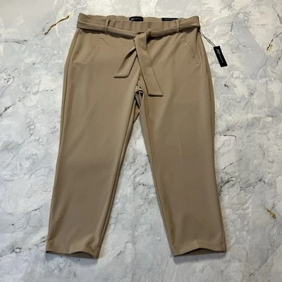 Jones New York Pants Womens Size 2X Pull On Slim Ankle Length Tie Waist Trouser - Image 1 of 4