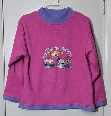 Camisa polar Rugrat 1998 vintage para niñas talla 14 Foto 1 de 4