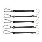 5PCS Heavy Duty Fishing Lanyard with Carabiner for Pliers & Tackle