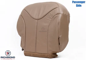 GMC Sierra 1999-2000 - Cubierta de asiento de cuero inferior lateral para pasajeros Med roble oscuro bronceado - Imagen 1 de 12