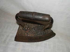 Vintage, Antique, Cast Iron, Star Design, #7, Sad Iron - Picture 1 of 7