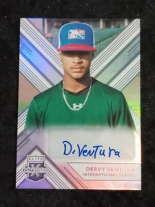 2018 Panini Elite Extra Edition Dervy Ventura Auto International 