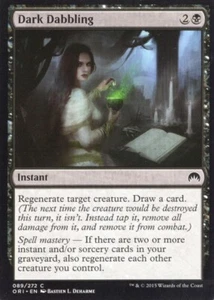 4X DARK DABBLING 089/272 MAGIC ORIGINS MTG MAGIC LP X4 - Imagen 1 de 1